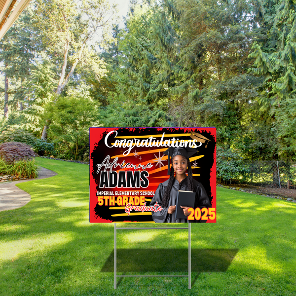 Graduation Yard Sign