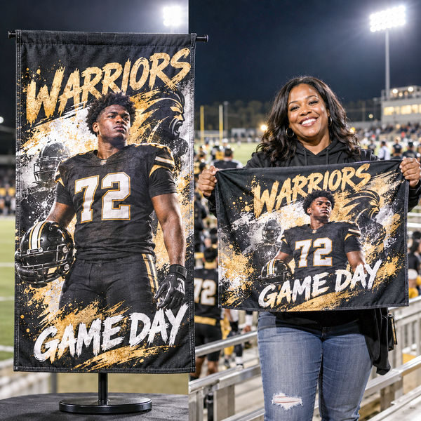 Custom Rally Towels – Personalized 16 × 24 Spirit Towels