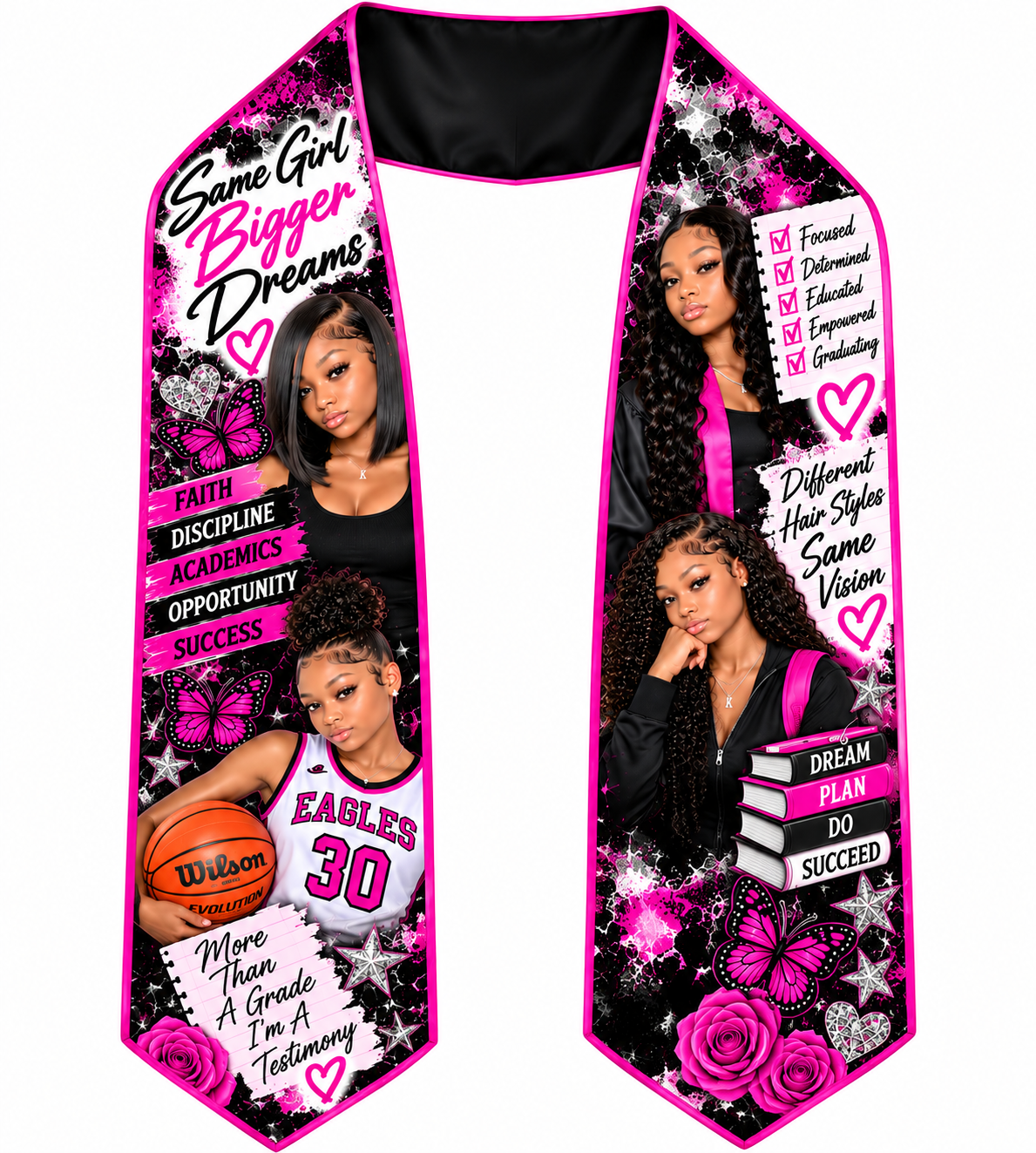 Personalized Graduation Stole