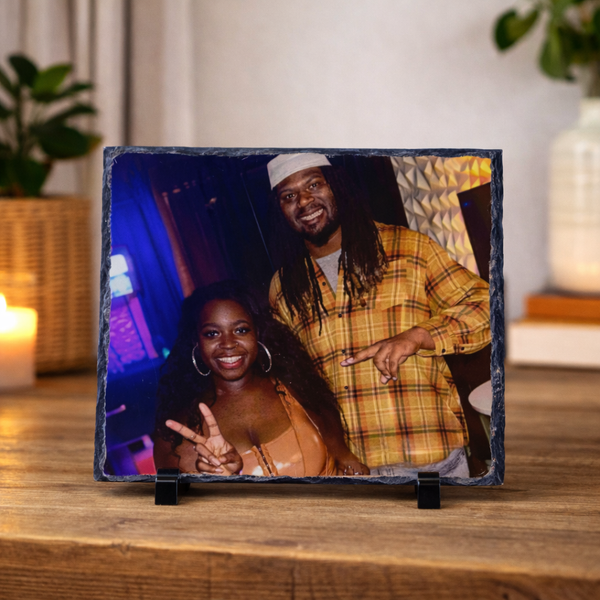 Personalized Stone Photo Plaque