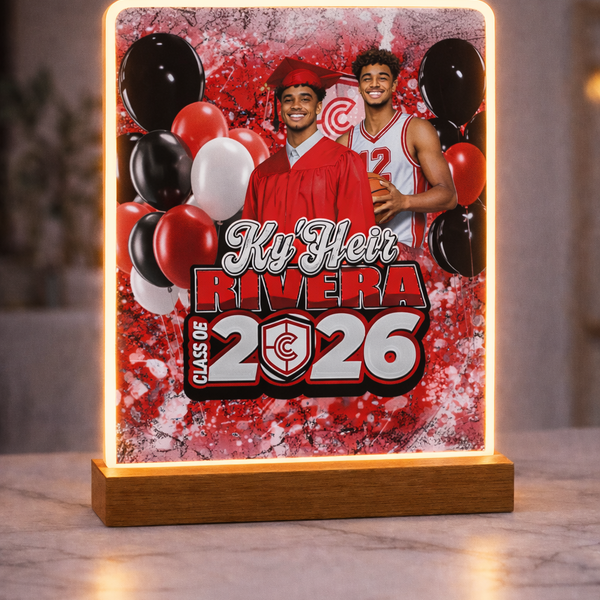 Custom Grad LED Acrylic Frame