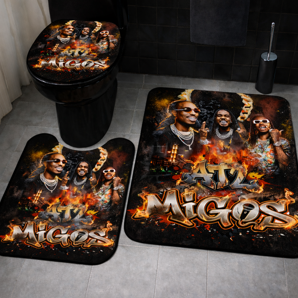 Custom Bathroom Rug Set