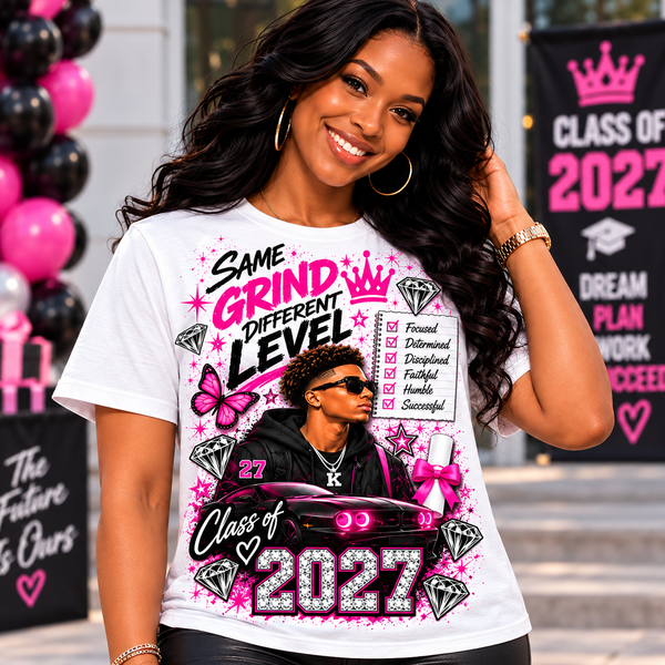 Personalized Graduation Center-Print Sublimation T-Shirt