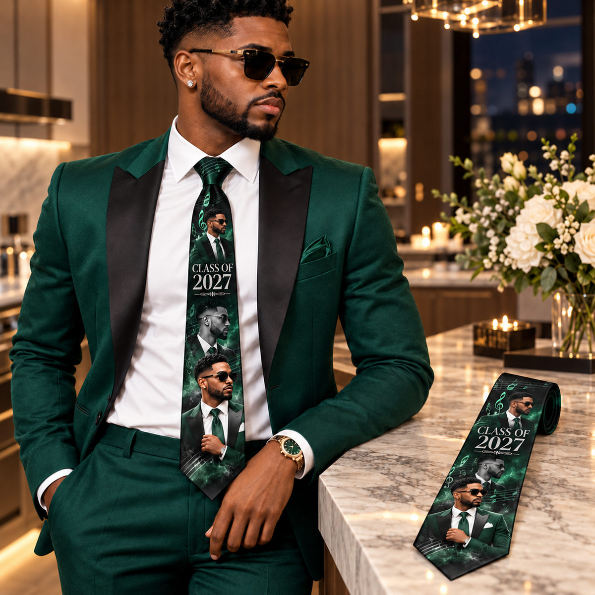 Custom Grad Tie
