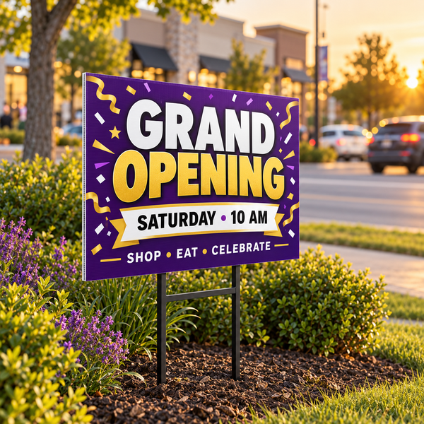 Business & Promotional Yard Signs