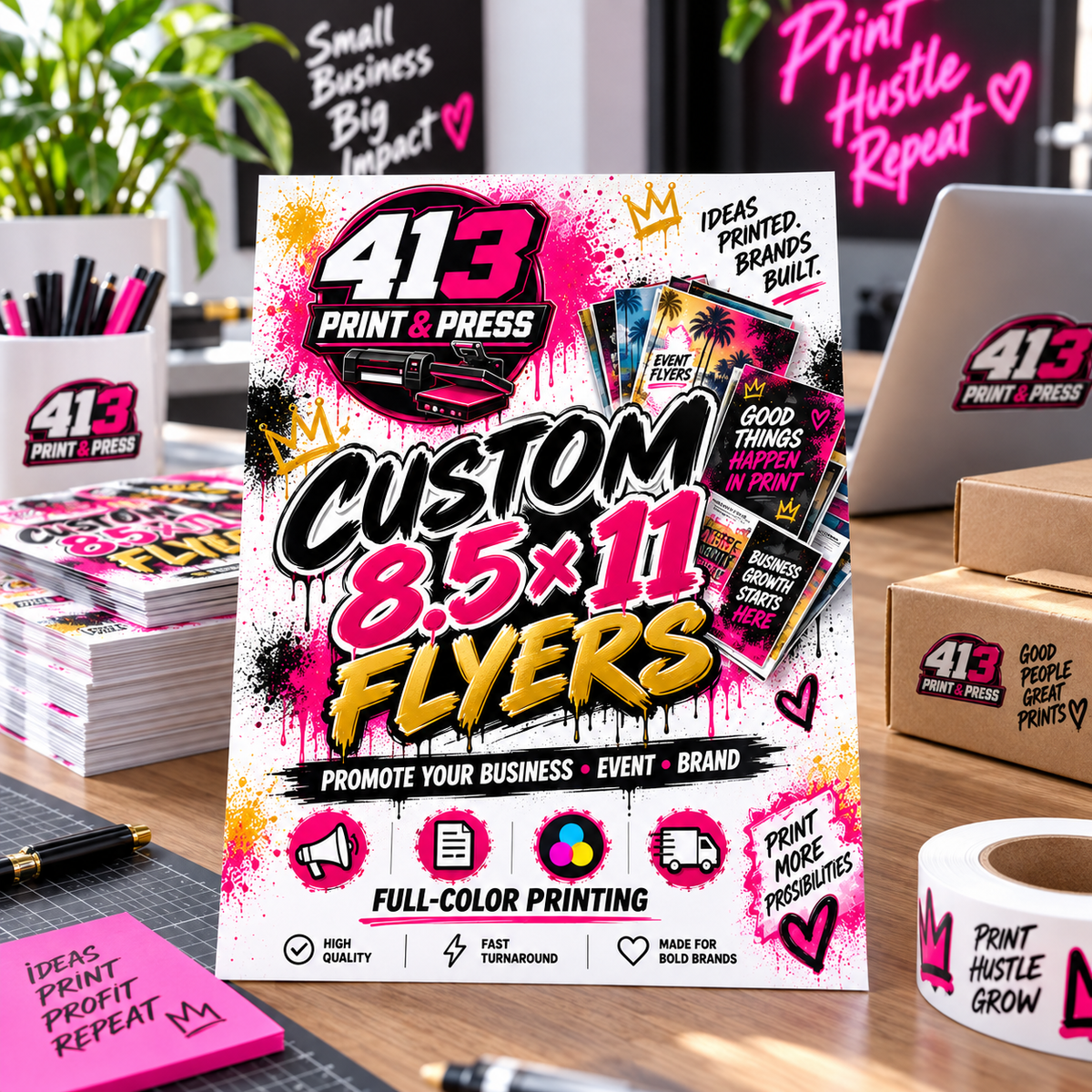 Custom Full-Color Flyers