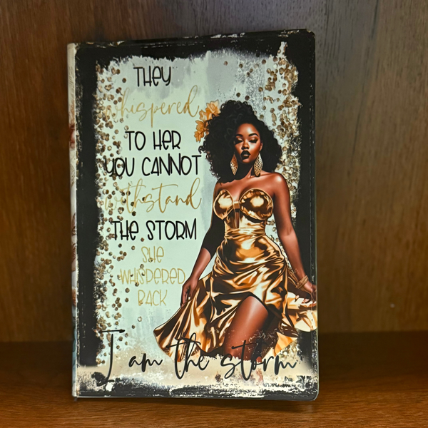 Personalized journal with custom photo cover design