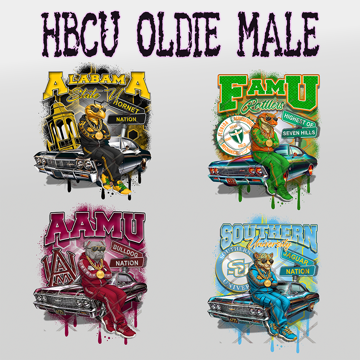 HBCU OLDIE MALE (2pack)