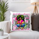  Neon Pop Queen Pillow