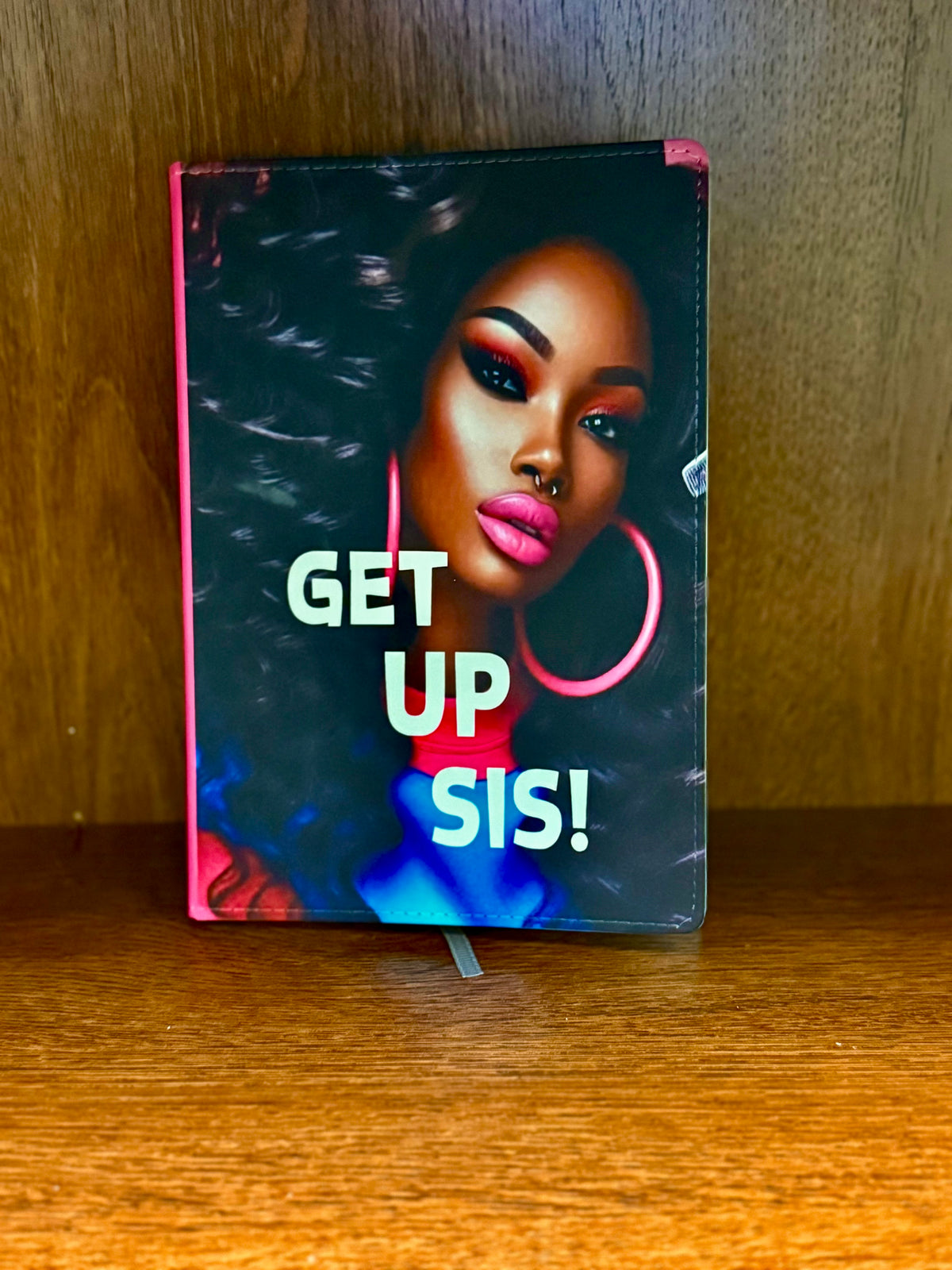Custom journals featuring colorful personalized artwork