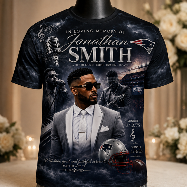 Custom Memorial All-Over 3D Shirt