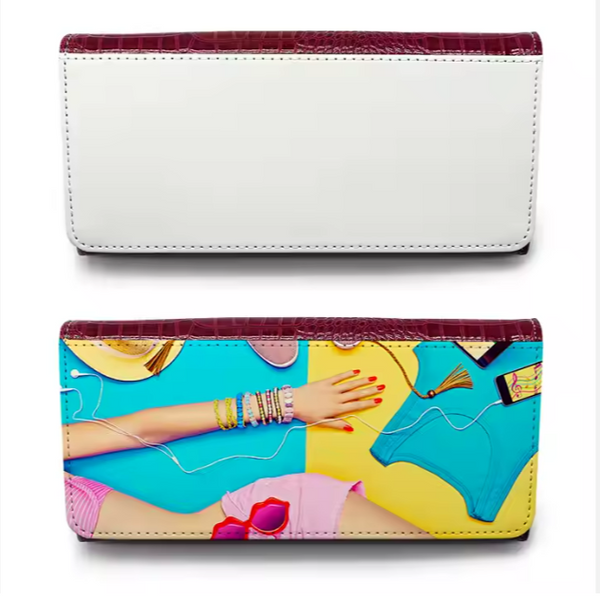 Custom Sublimation Wallet – Blank Faux Leather