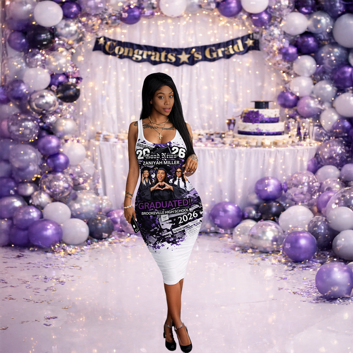 Personalized Grad Dress