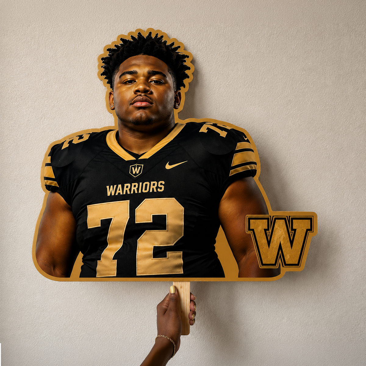 Custom Photo Cutout Sign – Big Head