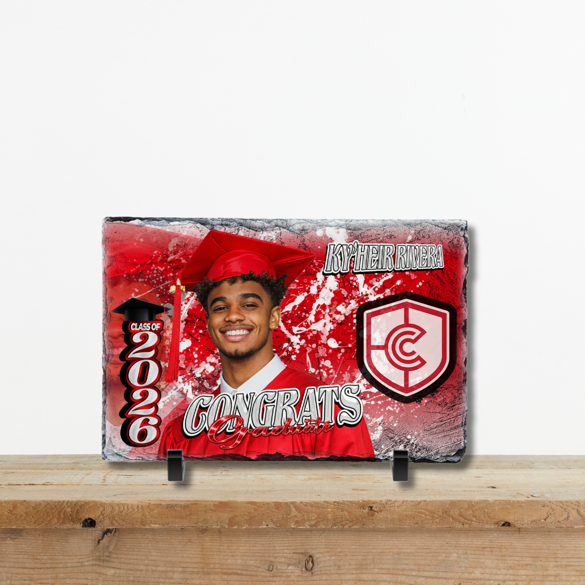 Custom Grad Photo Slate