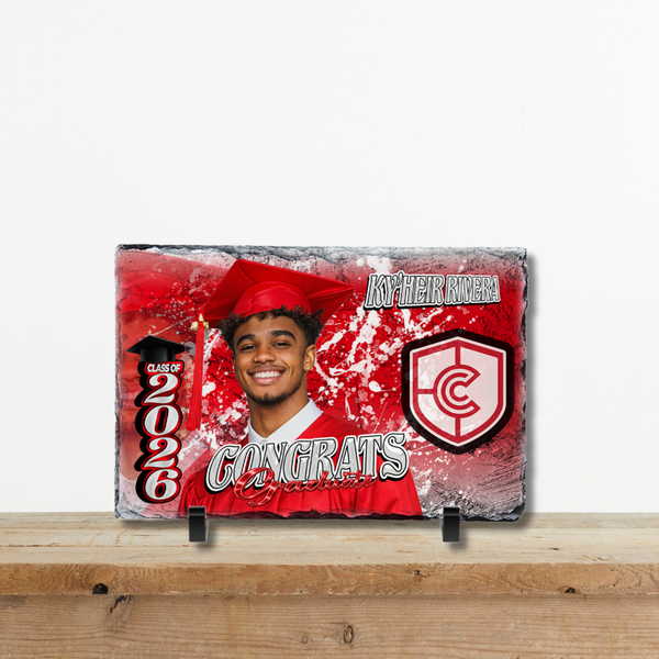 Custom Grad Photo Slate