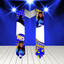 Blue & Gold Grad Stole
