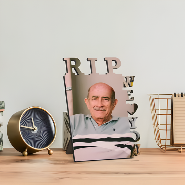 Custom R.I.P Photo Frame