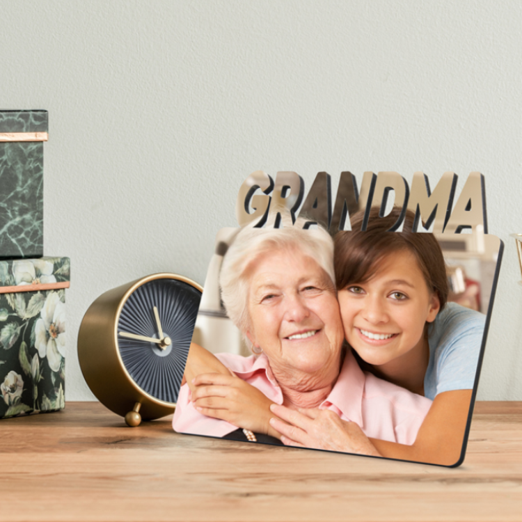 Personalized Word Photo Frame
