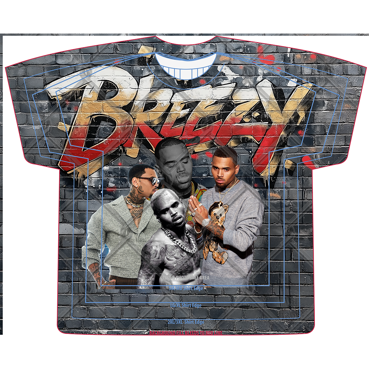 🔥 Breezy Wall Tribute Tee