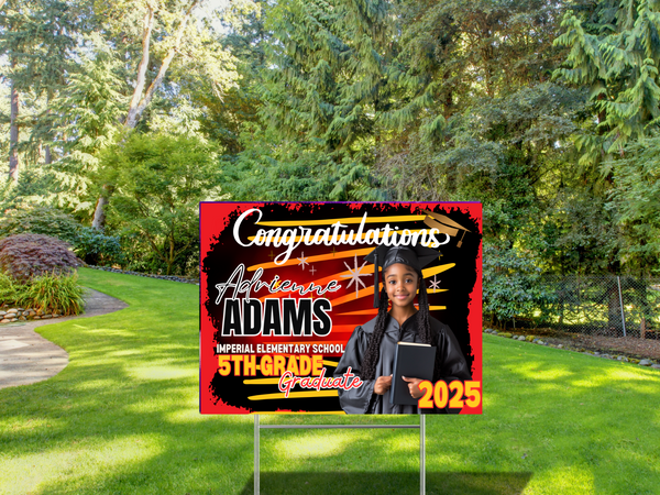 Graduation Yard Sign