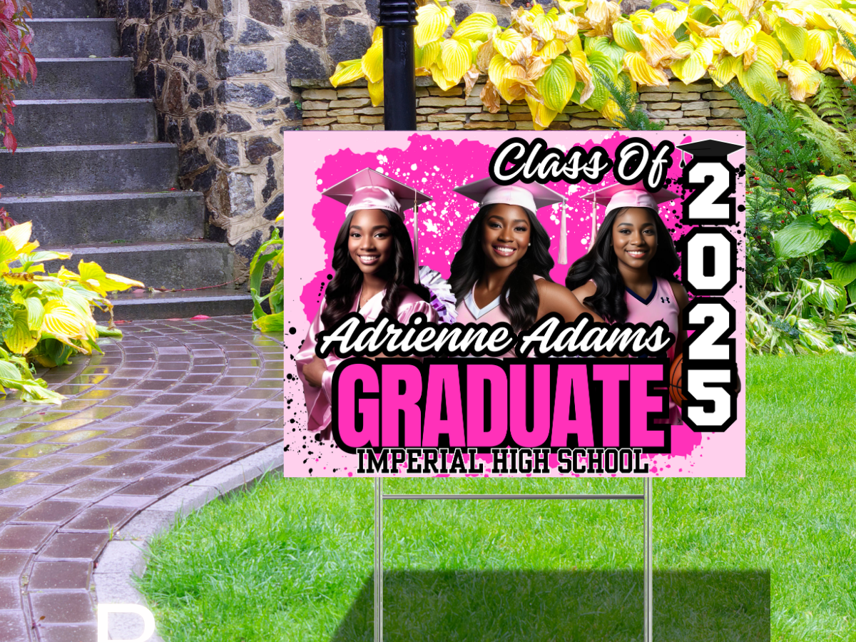 3Photo Collage Yard Sign