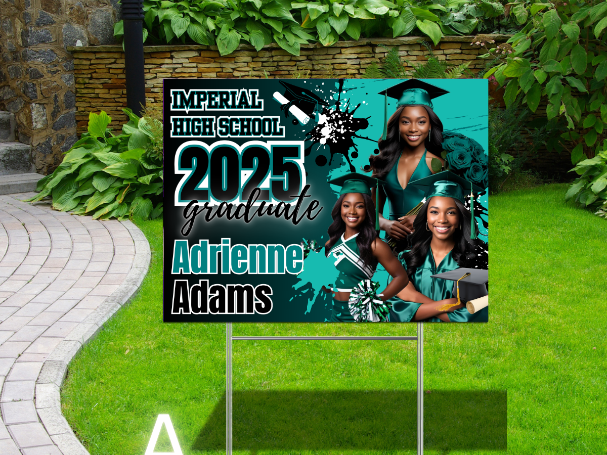 3Photo Collage Yard Sign