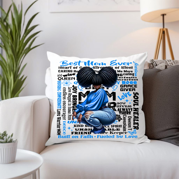 Best Mom Ever Afrocentric Throw Pillow Collection