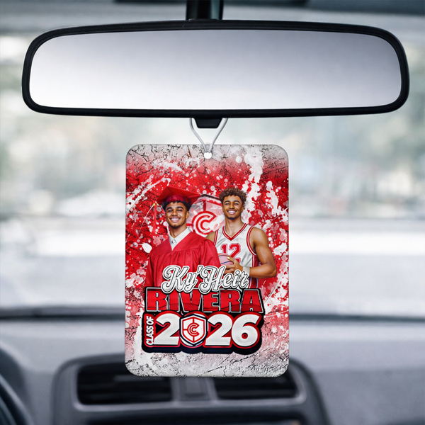 Custom Grad Photo Air Freshener