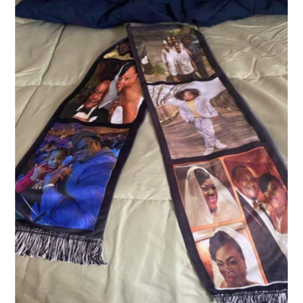 Personalized Photo Collage Scarf