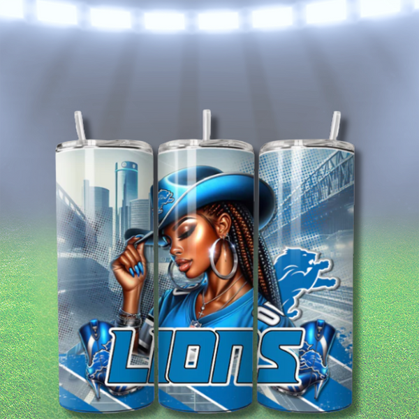 COWGIRL FOOTBALL TUMBLER WRAPS