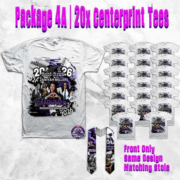 Grad Centerprint Tees 4A