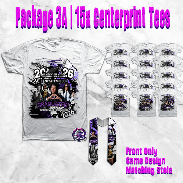 Grad Centerprint Tees 3A