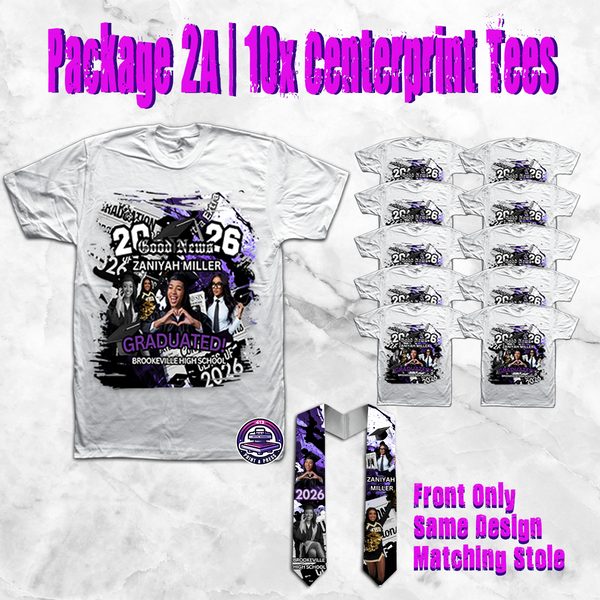 Grad Centerprint Tees 2A